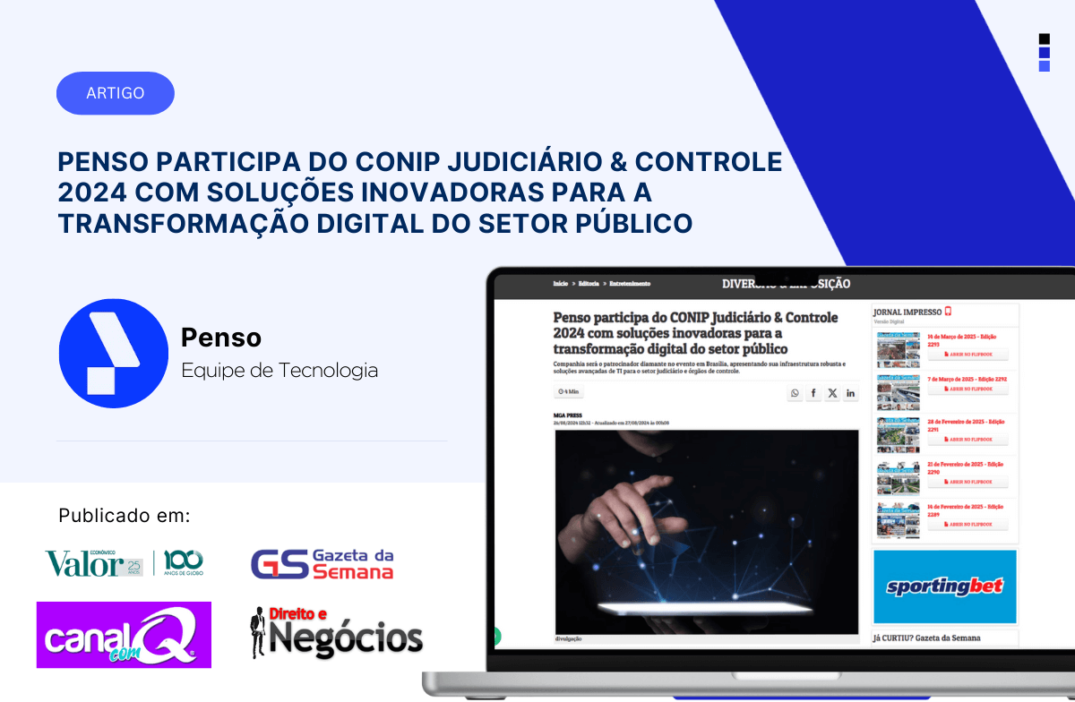 Penso participa do CONIP Judiciario Controle 2024 1